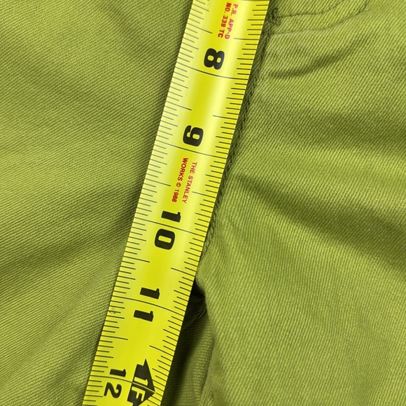 delias Dolls Kill Lime Green Cropped Cargo pants size Medium - Picture 9 of 11